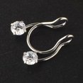 thumbnail image 1 of Aro de tabique falso Salvador acero inoxidable clip No perforante joyería corporal acabado Plata, 1 of 7