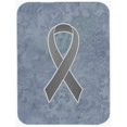 thumbnail image 1 of Carolines Treasures AN1211LCB 15 H x 12 L In. Grey Ribbon for Brain Cancer Awareness Glass Cutting Board, Large Size, 1 of 1