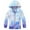 A Light Blue, variant on Cnbwig Girls Coats Winter Jackets Floral Printed Kids Lined Windbreaker Warm Jacket Zipper Waterproof Coat Outdoor Warm Raincoat Girls Outwear Trendy Fall Coats A Light Blue 2-3 T