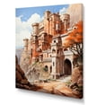 thumbnail image 2 of Designart "Majestic Guardians of Fortresses VIII" Cityscapes Canvas Print, 2 of 5