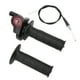 thumbnail image 1 of Puños de acelerador giratorios de 7/8 pulgadas con cable de repuesto para motos de cross CRF KLX TTR de 110, 125, 150, 200 y 250 cc., 1 of 14