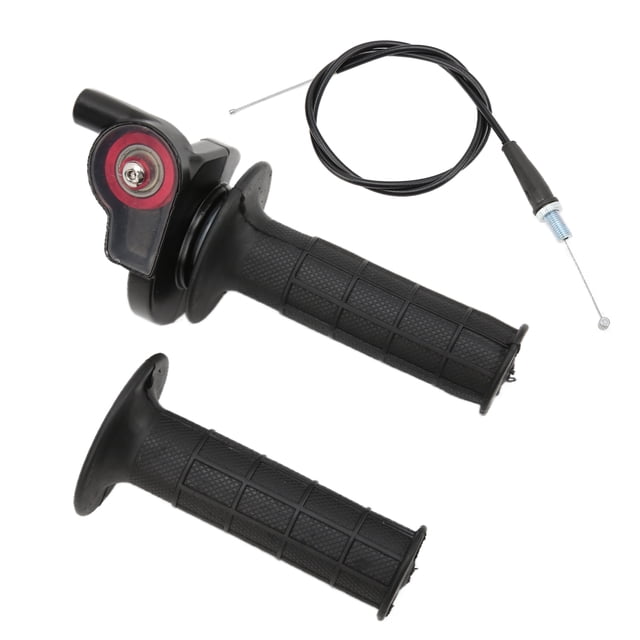 Puños de acelerador giratorios de 7/8 pulgadas con cable de repuesto para motos de cross CRF KLX TTR de 110, 125, 150, 200 y 250 cc.