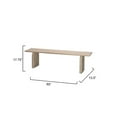 thumbnail image 3 of Jamie Young Co Arc Mango Wood Bench, 3 of 5