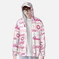 thumbnail image 4 of Goofa Breast Cancer Pink Ribbons Awareness (2) Printed Women's UPF 50+ Sun Protection Hoodie Jacket Lightweight Long Sleeve Sun Shirt for Women with Pocket Hiking Outdoor-X-Large, 4 of 9