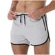 thumbnail image 2 of pstuiky Pantalones cortos cargo para hombre, Pantalones cortos deportivos informales de malla transpirable para hombre, para correr, entrenar, con cremallera, bolsillo y cordón., 2 of 7