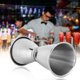 thumbnail image 3 of Vaso medidor de doble trago de acero inoxidable para barman, 4,2 x 4,2 x 9 cm, herramienta de primera calidad para preparar cócteles, 3 of 8