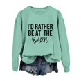 thumbnail image 3 of I'd Rather Be At The Barn Sweatshirts for Women 2025 Long Sleeve Crewneck Sweatshirt Pullover Tops Fall Winter Outfits, 3 of 5