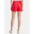 thumbnail image 3 of Time and Tru Women's Rolled Cuff Denim Shorts, 4" Inseam, Size 0-22, 3 of 5