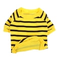 thumbnail image 4 of BRIGHTFUFU Camiseta de algodón de algodón transpirable Camiseta a rayas Camiseta de cachorro, 4 of 7