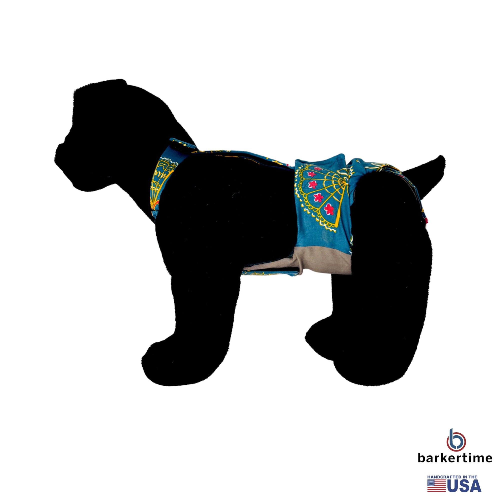 Barkertime Carnival Threads Dog Diaper Snappy Overall