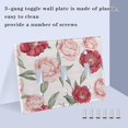 thumbnail image 4 of Dailycode Light Switch Plate Covers 2 Gang Wall Plate Plastics Outlet Covers for Kitchen Home Office Decor Watercolor Peonies Flower, 4 of 8