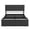 Dark Gray, variant on Bellemave Toddler Floor Bed with Teddy Fleece, Low-to-Ground Kids Bed Frame with Full Padded Guard Rails, Montessori Floor Beds, Standard Crib Size for Boys & Girls, Natural