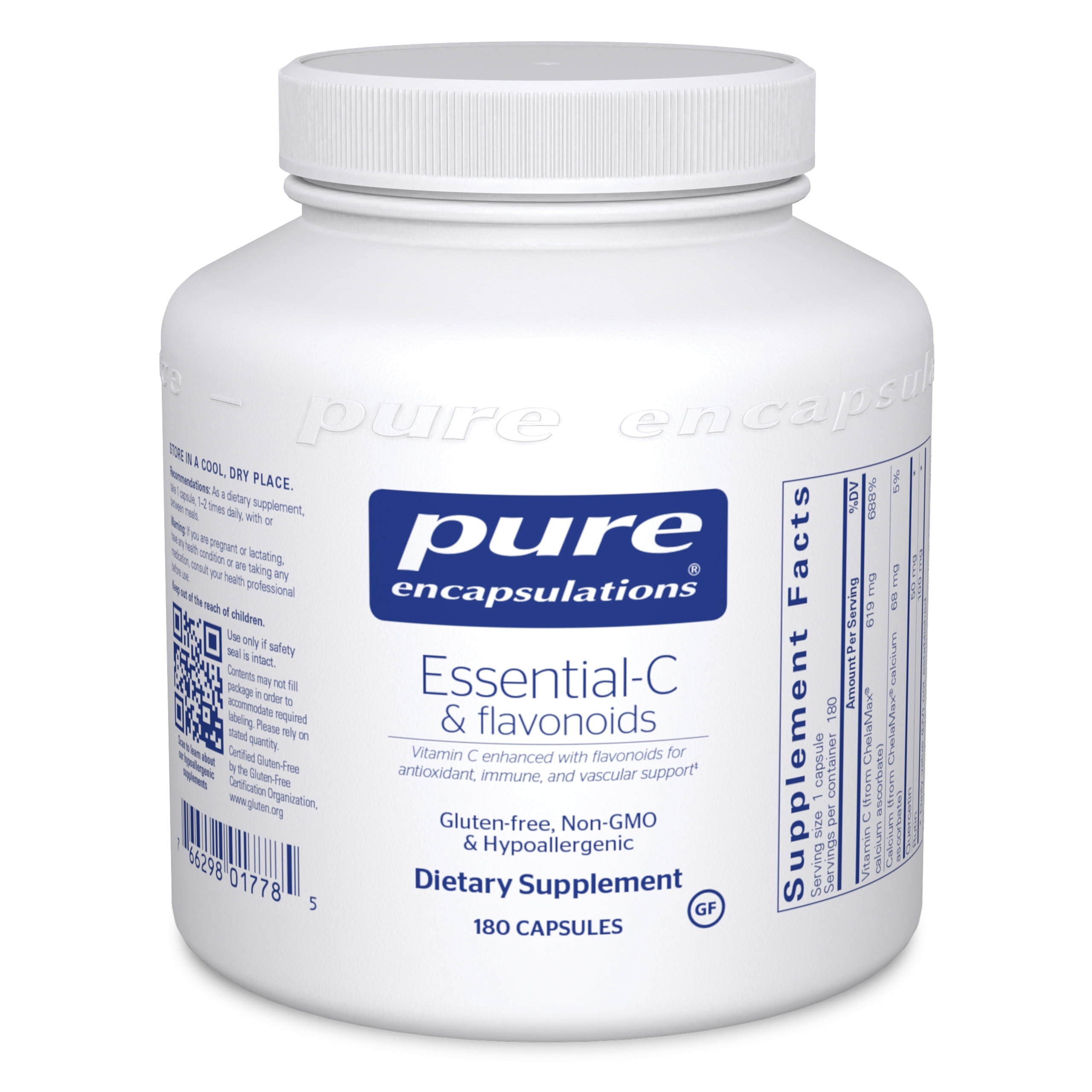 Pure Encapsulations EssentialC & Flavonoids Vitamin C Supplement for