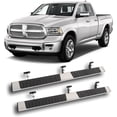 thumbnail image 2 of Genrics 6 Inchs Running Boards Side Steps Nerf Bars Replacement for 2009-2018 Ram 1500 Quad Cab and Extended Cab Replacement for 2019-2023 Ram 1500 Classic Quad Cab, 2 of 7