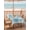 Aqua, Teal, White, variant on Outdoor Tablecloth with Umbrella Hole & Zipper, Orange Coastal Palm Leaves Rectangle Tablecloth 54x80 Inch, Summer Tropical Botanical Patio Table Cover Waterproof Table Cloth for Picnic/Party