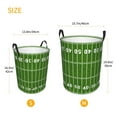 thumbnail image 2 of Laundry Basket, American Football Field2 Laundry Hamper Waterproof Laundry Bag Clothes Hamper Laundry Bin with Handles for Bedroom, Living Room, Kids Room, 2 of 6