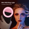 thumbnail image 4 of Mini Clip-on Téléphone Intelligent Selfie Anneau Lumineux RGB LED Beauté, 4 of 8