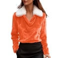 thumbnail image 2 of Pyhlmscde Chandail en Molleton à Manches Longues pour Femmes, Confort Chaud, Pyjama de Noël, Tenues d'Automne pour Femmes, 2 of 4