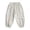 Gray-05, variant on Kids Cotton Print Elastic Waist Pants Lightweight Breathable Kids Harem Pants With Cuffed Ankles