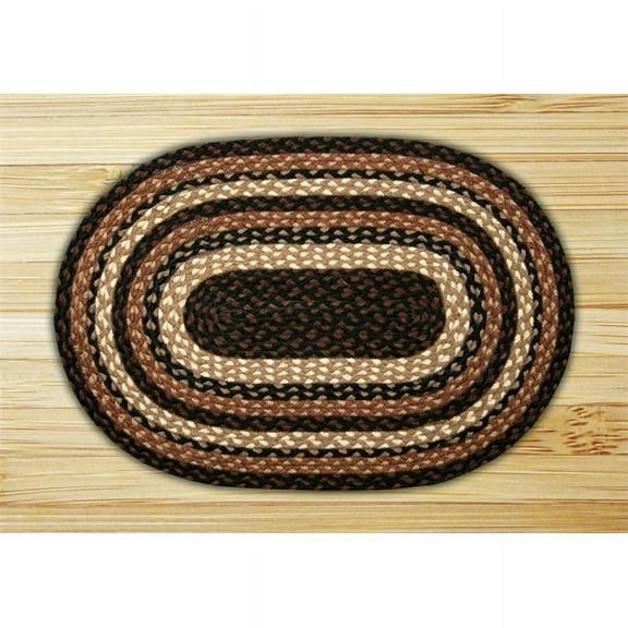 Capitol Importing 00-313 Mocha-Frappuccino - 10 in. x 15 in. Oval Swatch