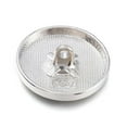 thumbnail image 2 of 100pcs Alloy Shank Buttons 1-Hole Flat Round 23x7mm Hole: 2mm, 2 of 2