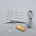 thumbnail image 2 of Matsuzay Lámpara de luz LED práctica con cuentas de diodo emisor de luz - ABS duradero de múltiples usos con luz LED de cuentas de luz Electrónica miscelánea 6V 50PCS+línea, 2 of 6