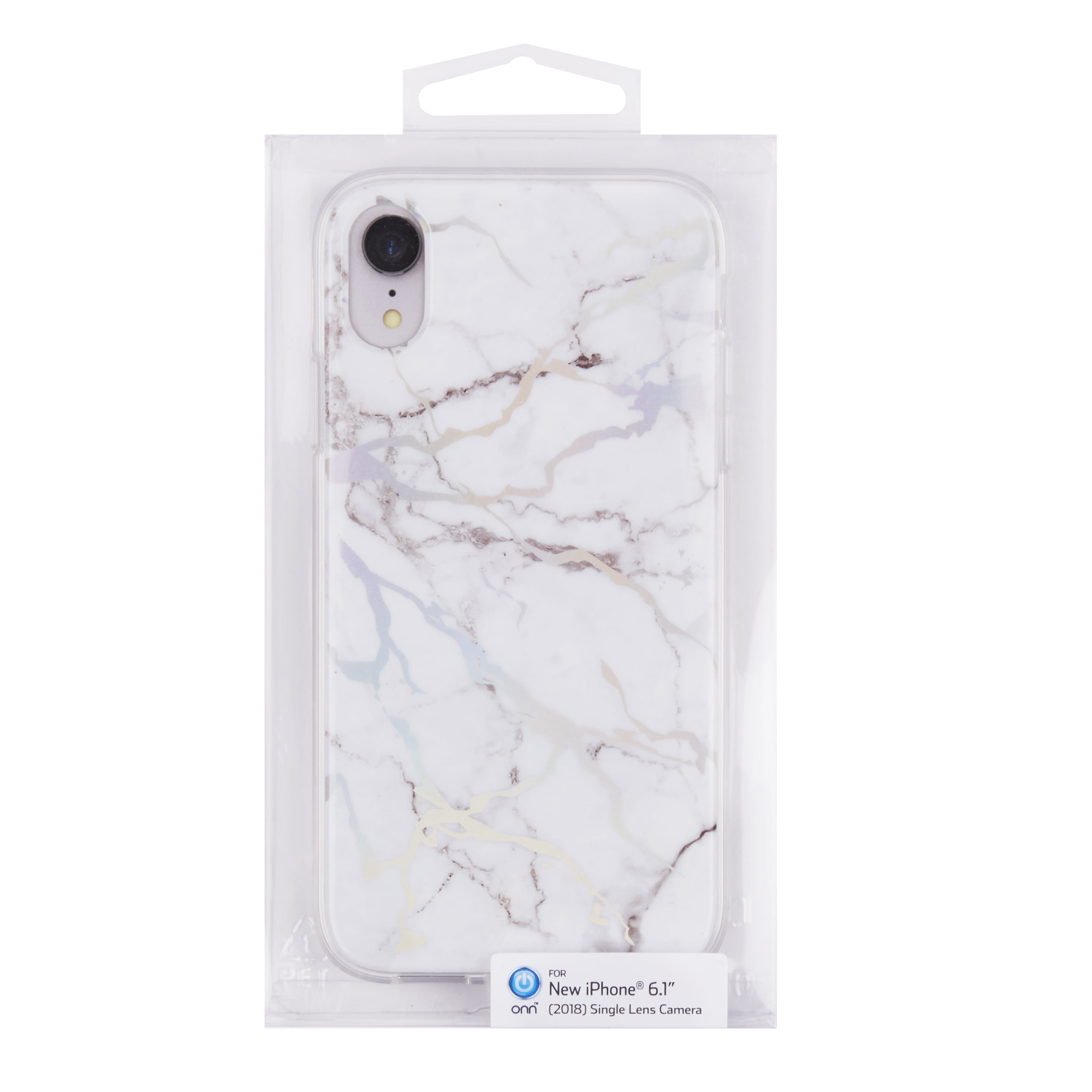 Onn Iridescent Marble Phone Case For Iphone Xr Walmart Com