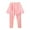 Pink, variant on Little Girls Footless Leggings With Tutu Ruffle Skirt Stretchy Cotton Pantskirt Comfy Dailywear