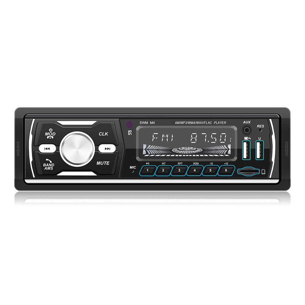 EIMELI Car Single Din MP3 Player Charger In-dash Bluetooth-compatible 5.0 Handsfree Call AUX Input Radio Multimedia Accessories
