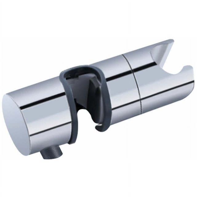 Soporte de cabezal de ducha adaptable: soporte de barra deslizante universal para riel de 18 a 25 mm de diámetro exterior, asegura el cabezal de la ducha con un diseño protector antideslizante