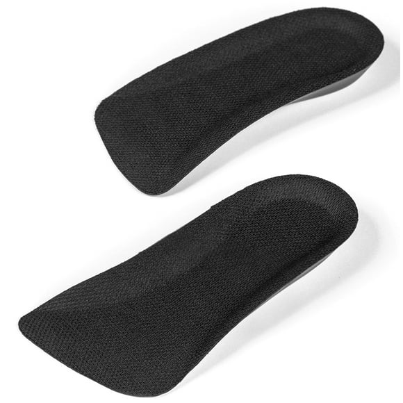 Plantilla CALTO Half Elevator de 1,27 cm para hombre, aumento de altura, color negro
