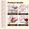 thumbnail image 5 of Peel and Stick Wallpaper Pink Cherry Blossom Floral Delicate Branches Soft Wall Mural 17.7in x 9.8ft Self Adhesive Removable Wall Paper Renter Friendly Wallpaper for Nursery Bedroom Cabinets, 5 of 8
