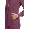 thumbnail image 4 of Infinity Cherokee Zip Front Scrub Jackets for Women, 4-Way Stretch Fabric, 2391A, 4 of 9