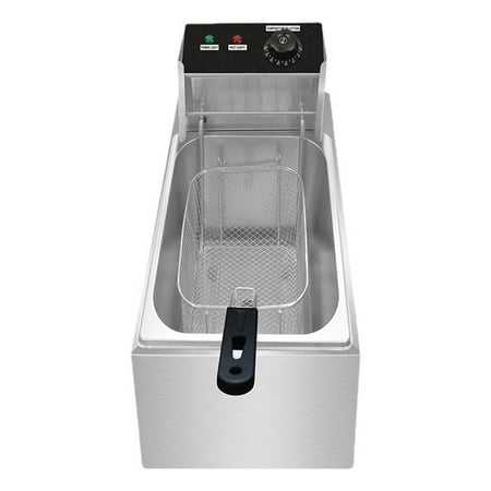 

Anself Electric Fryer Household 4L Multiple Functions Small Automatic Constant Temperature 1500W High Power Stainless Steel Fryer