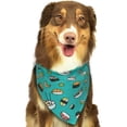 thumbnail image 6 of Naloa Sushi Dog Bandanas 1PC Washable Triangle Dog Scarfs Premium Durable Fabric, for Small Medium Large Dogs and Cats, 6 of 6