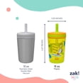thumbnail image 5 of Zak Designs Dr. Seuss Kelso Toddler Cups For Travel or At Home, 15oz 2-Pack Durable Plastic Sippy Cups With Leak-Proof Design is Perfect for Kids (One Fish, Two Fish, Red Fish, Blue Fish), 5 of 10