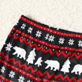 thumbnail image 2 of PatPat Mosaic Family Matching Bear Christmas Pajamas Sets (Flame Resistant), 2 of 3