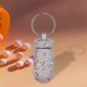 thumbnail image 4 of Botella De Medicina Pequeña Pequeña botella de medicina con diamantes de imitación, caja portátil impermeable para pastillas (multicolor) Hugtrwg Libre de BPA, 4 of 6
