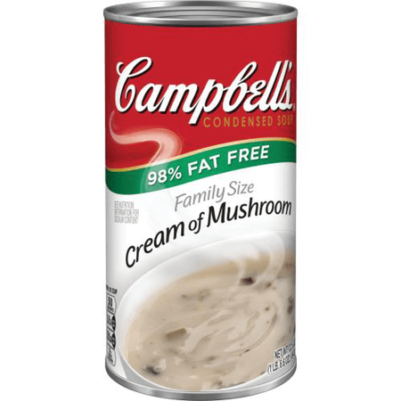 Campbell's Condensed 98% Fat Free Cream of Mushroom Soup 22.6oz (Pack of 3)