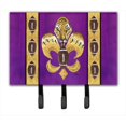 thumbnail image 1 of 6 x 9 In. Tiger Football Fleur de lis Leash or Key Holder, 1 of 1