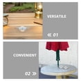 thumbnail image 3 of TABLZONE 5 Pcs Support de Poulie Coulissante Robuste Remplacement de Roue de Parasol d'Extérieur Accessoires de Parasol de Patio pour Jardin, 3 of 8