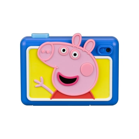 ekids Peppa Pig Kids Camera with SD Card, Digital Camera for Kids with Video Recording and Built-in Digital Stickers