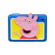 ekids Peppa Pig Kids Camera with SD Card, Digital Camera for Kids with Video Recording and Built-in Digital Stickers