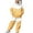 White, variant on Xmyrz Girl Outfits Pants Set Ice Cream Print Likable Pocket Long Sleeve Sweatsuits Hooded Clothes Sets