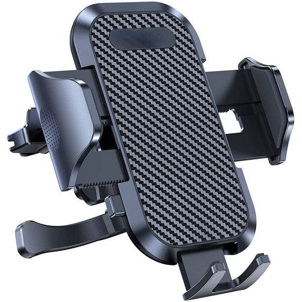 Ultra Stable Car Phone Holder Mount, [Upgrade 100% Won't Fall & Break] 2 in 1 Air Vent Phone Mount for Car Easy Clamp Cell Phone Holder Car Fit for iPhone 13 Pro Max Mini 12 All Mobile Phones