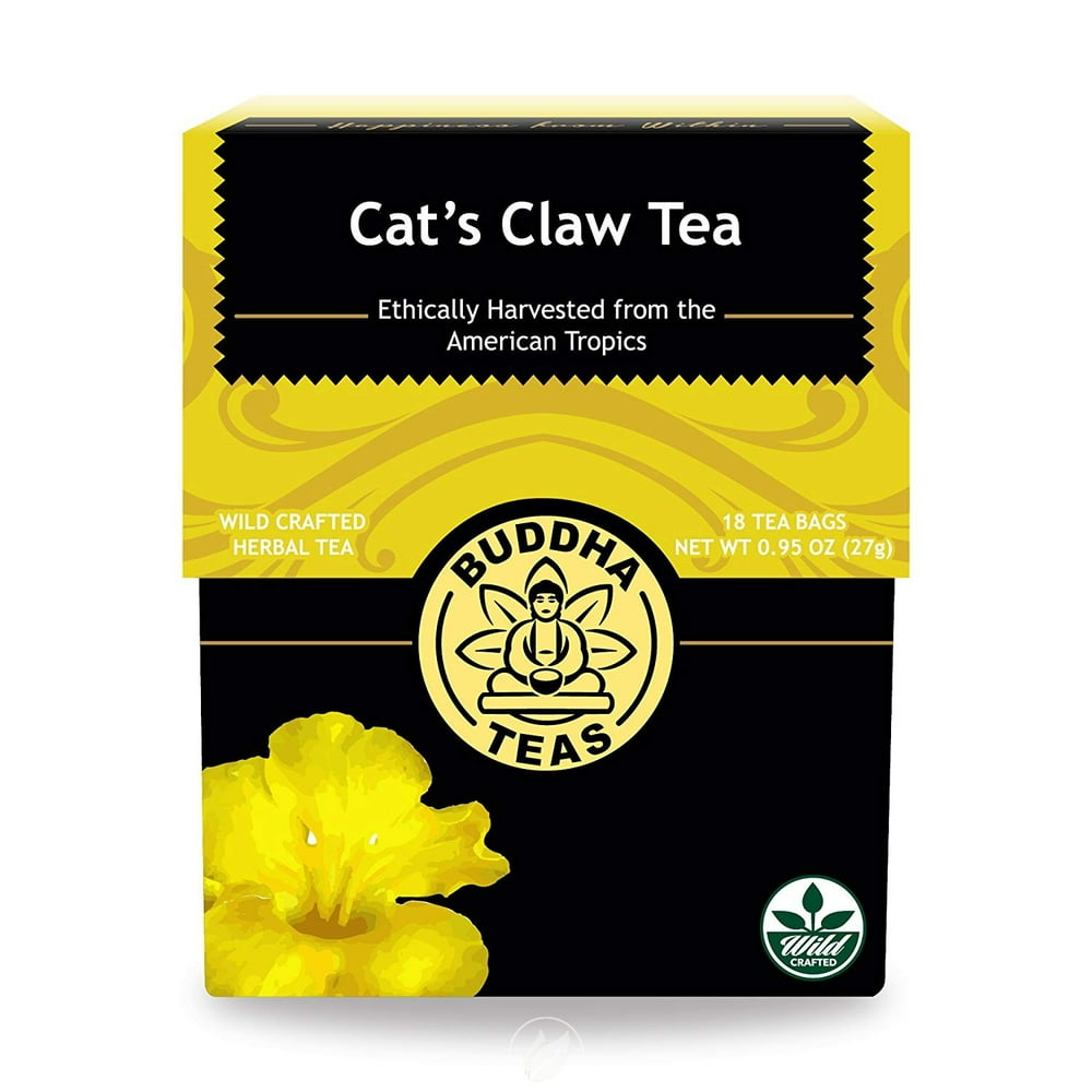 Cats Claw Tea 18 Bags by Buddha Teas, Pack of 2