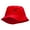 Red, variant on Loch Ness Monster Embroidered Bucket Hat - White OSFM