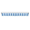 thumbnail image 5 of Awntech 18' x 10' Destin Manual Patio Retractable Awning, Bright Blue/White Stripe, 5 of 7