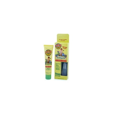 earth's best toddler toothpaste strawberry banana, 1.6 (Best Toothpaste For Composite Veneers)