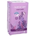 thumbnail image 3 of Natracare Natural Traditional Style Night Time Maxi Pads, Individually Wrapped, Without Wings in Plant-Based Bag (1 Pack, 10 Pads Total), 3 of 3